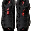 Nike Men's Air Jordan 6 Rings Basketball Shoes Black/Black/Infrared 23-3