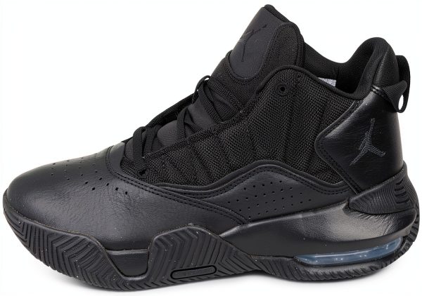 Loyal Air Jordan Trainers by Nike in Black & Cool Grey-5