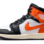 Nike Air Jordan 1 Mid Men's Sneakers with Air Cushion-0