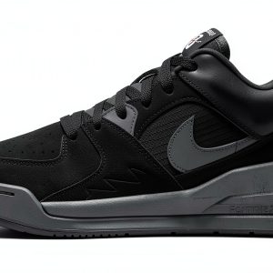 Nike mens Air Jordan Stadium 90 Black/Anthracite Basketball Shoes-0