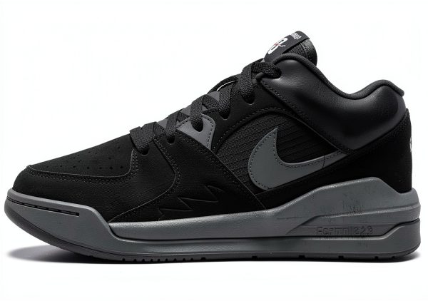 Nike mens Air Jordan Stadium 90 Black/Anthracite Basketball Shoes-0