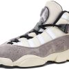 Nike Kids Jordan 6 Rings Shoes Suede Basketball Sneakers-0
