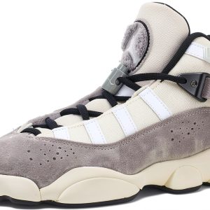 Nike Kids Jordan 6 Rings Shoes Suede Basketball Sneakers-0