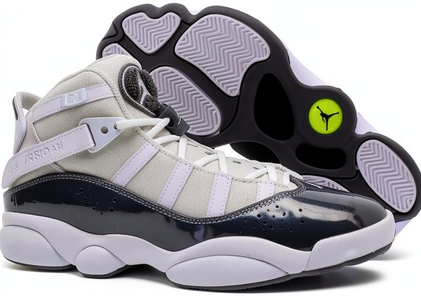 Nike Men's Air Jordan 6 Rings Basketball Shoes Black/Black/Infrared 23-3