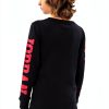 Nike Jordan Black 95B254-023 Big Kids Unisex Long‑Sleeve T‑Shirt-1