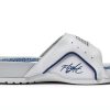 Nike Jordan Hydro IV Retro GS Boys Shoes Off White/Industrial Blue-2