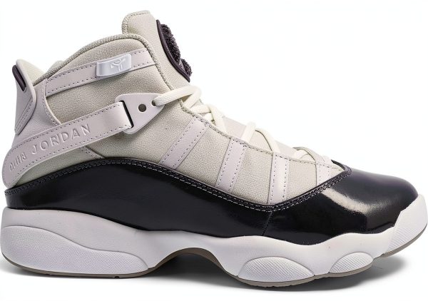 Nike Men's Air Jordan 6 Rings Basketball Shoes Black/Black/Infrared 23-1