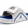 Nike Jordan Hydro IV Retro GS Boys Shoes Off White/Industrial Blue-0