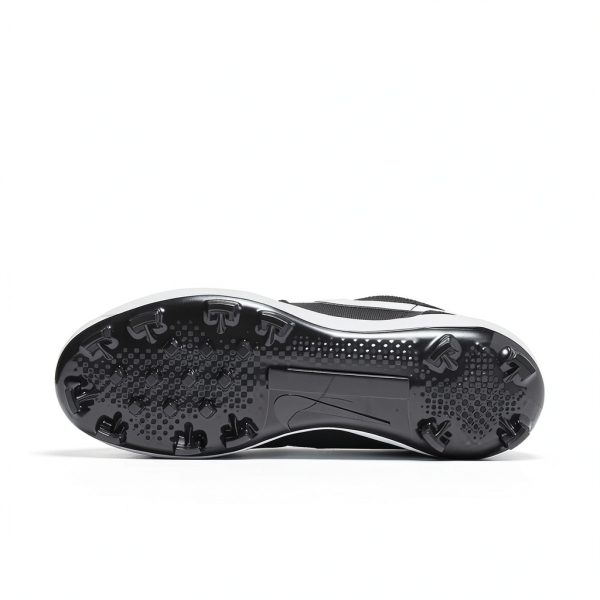 Nike Jordan 1 Retro MCS Low Mens Baseball Cleats Black White Size 14-1