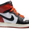 Nike Air Jordan 1 Retro High Og GS Boys Shoes White Black Varsity Red-2