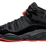 Nike Men's Air Jordan 6 Rings Basketball Shoes Black/Black/Infrared 23-0