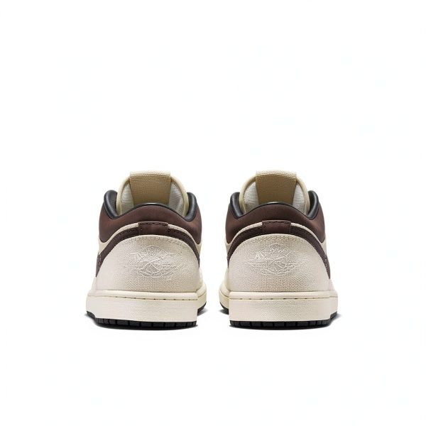 Air Jordan Low PRM Pale Ivory/Baroque Brown-Off Noir Basketball Shoes-5
