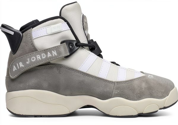 Nike Kids Jordan 6 Rings Shoes Suede Basketball Sneakers-1