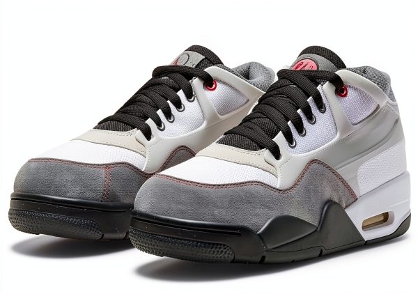 Jordan Air 4 RM PRM Men Sneakers Air Cushioning Fire Red/White/Black-2