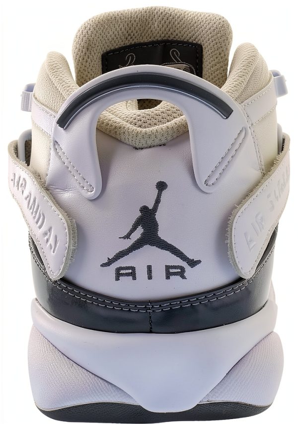 Nike Men's Air Jordan 6 Rings Basketball Shoes Black/Black/Infrared 23-2