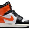 Nike Air Jordan 1 Mid Men's Sneakers with Air Cushion-5