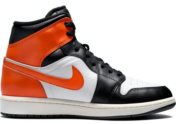 Nike Air Jordan 1 Mid Men's Sneakers with Air Cushion-5