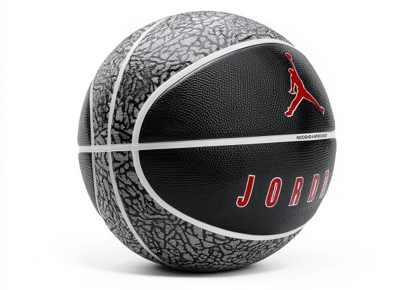 Nike Playground 2.0 8P Basketball - Black/Gym Red, Size 7-1