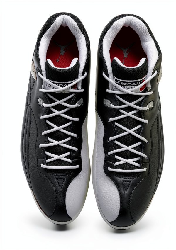 Nike Jordan Jumpman Team I Mens Shoes Size 12 Black White Varsity Red-4