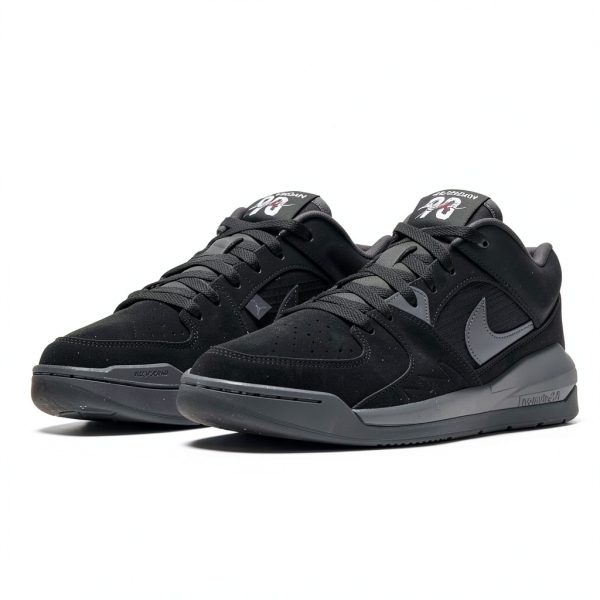 Nike mens Air Jordan Stadium 90 Black/Anthracite Basketball Shoes-1