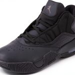 Loyal Air Jordan Trainers by Nike in Black & Cool Grey-0