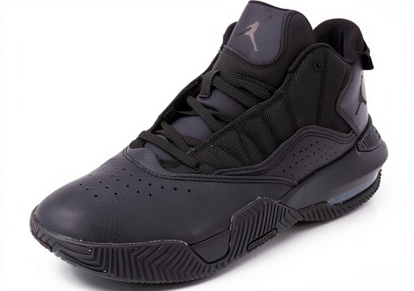 Loyal Air Jordan Trainers by Nike in Black & Cool Grey-0