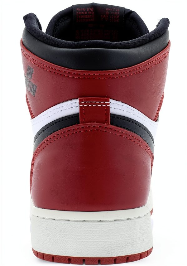 Nike Air Jordan 1 Retro High Og GS Boys Shoes White Black Varsity Red-3
