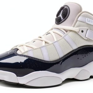 Nike Men's Air Jordan 6 Rings Basketball Shoes Black/Black/Infrared 23-0