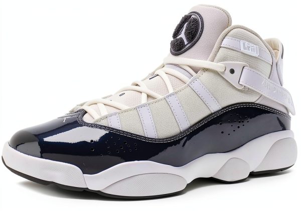Nike Men's Air Jordan 6 Rings Basketball Shoes Black/Black/Infrared 23-0