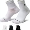Nike Unisex Air Jordan Cushioned Basketball Crew Socks 3-pack Large-0