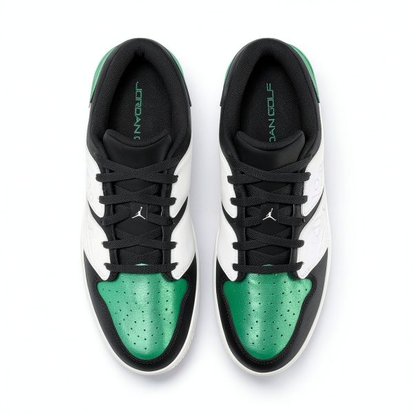 Nike Golf Air Jordan NU Retro 1 G Shoes Black Lucky Green White-3