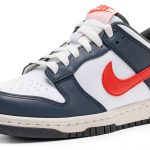 Nike Women's Dunk Low Sneaker Smoke Grey/Light Crimson/White-0