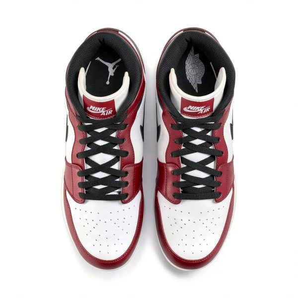 Nike Jordan 1 Retro MCS Mens Shoe Gym Red/White/Black Size-3