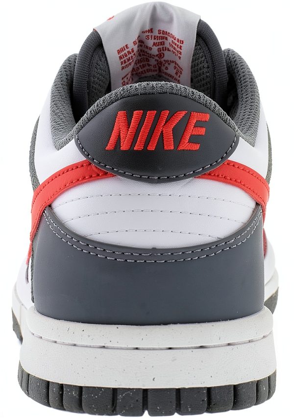 Nike Women's Dunk Low Sneaker Smoke Grey/Light Crimson/White-3