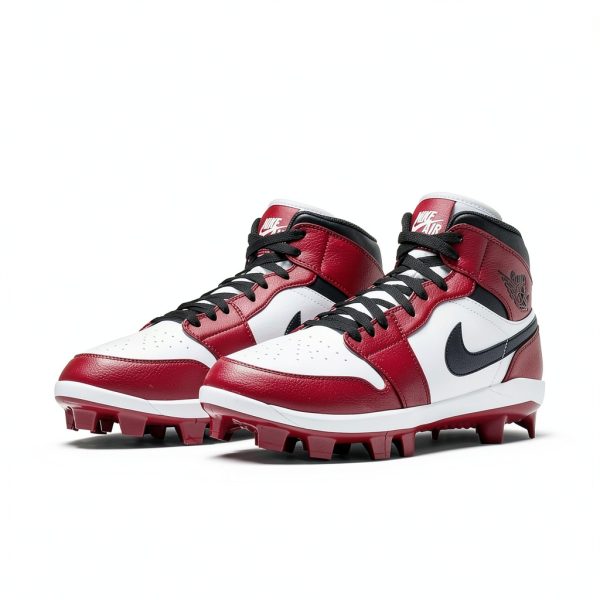 Nike Jordan 1 Retro MCS Mens Shoe Gym Red/White/Black Size-4