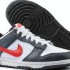 Nike Women's Dunk Low Sneaker Smoke Grey/Light Crimson/White-1